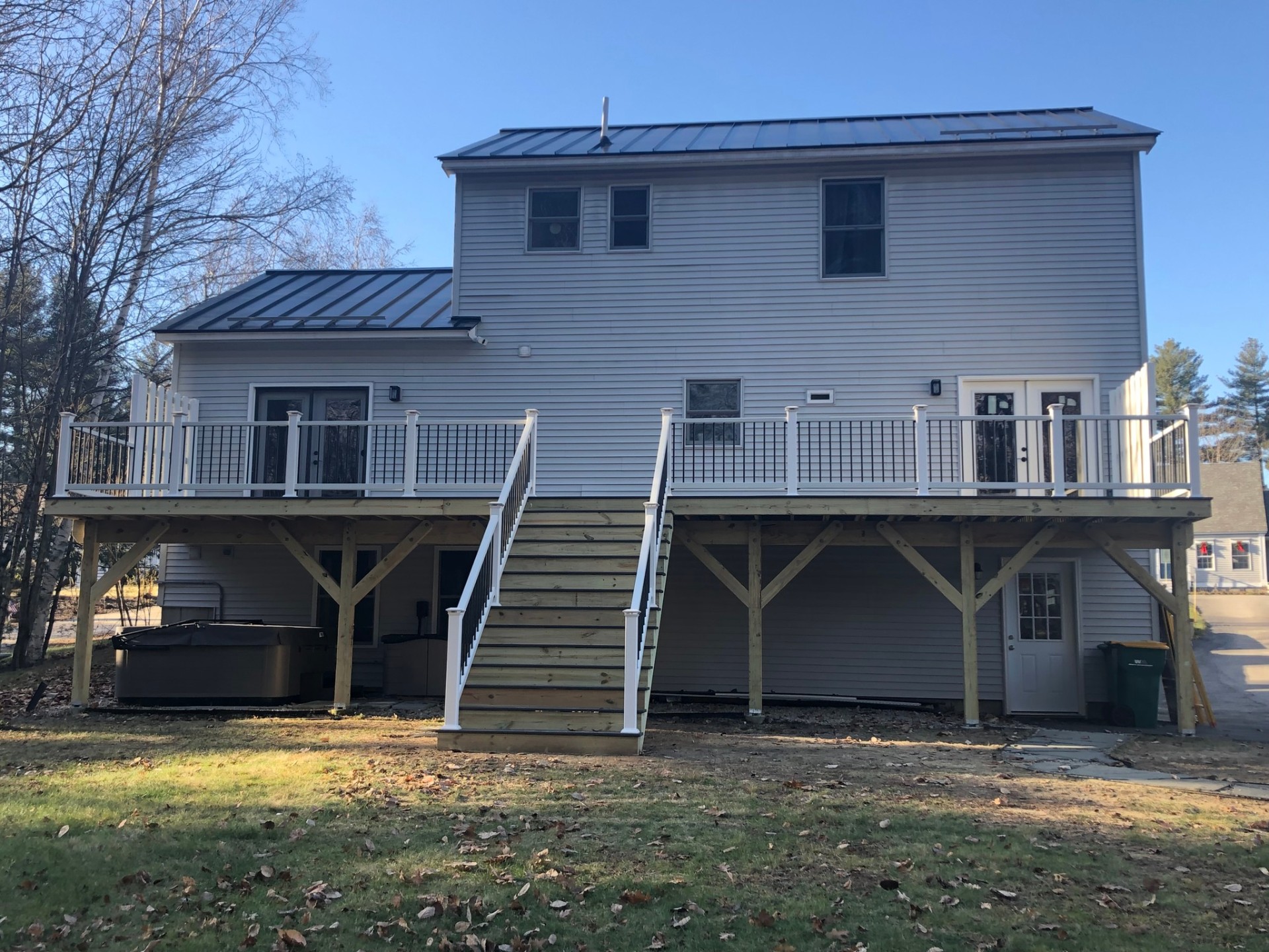 Elevated Deck Construction